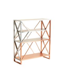 79.5 '' H X 18 '' W Geometric Bookcase