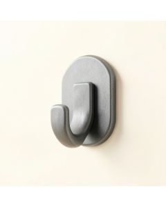 River Crest Wall-Mounted Robe Hook - Gray (synthetic illustration; no displayed measurements)