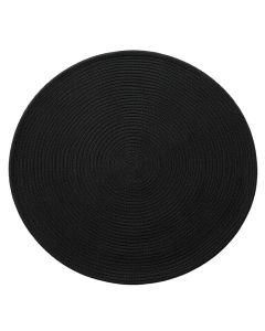 Briar Bluff Round Area Rug - Black (synthetic illustration; no displayed measurements)