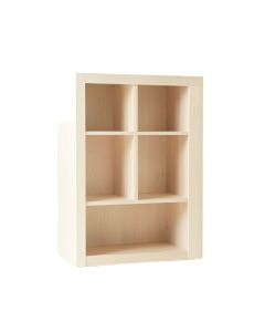 Hazel Falls Freestanding Bookcase - Ivory