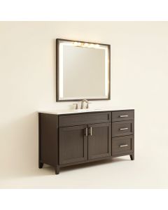 Valenti Led 60 '' Double Bathroom Vanity Set (synthetic illustration; no displayed measurements)
