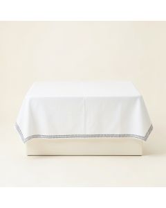 Cedar Edge Flat Bed Sheet - White (synthetic illustration; no displayed measurements)