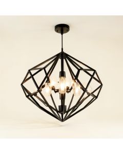Burkeville 6 - Light Statement Geometric Chandelier (synthetic illustration; no displayed measurements)