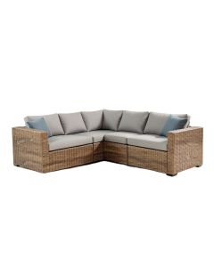 John-Jaydyn 7 Piece Rattan Sectional Seating Group With Cushions