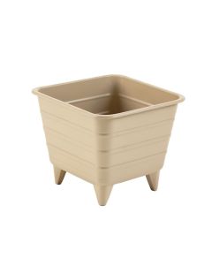 Reed Crest Empty Raised Planter - Beige