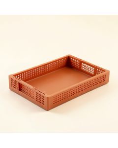 Laurel Crest Empty Under-Desk Cable Tray - Terracotta (synthetic illustration; no displayed measurements)