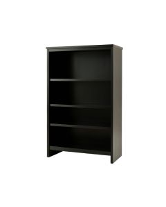 Pine Bridge Freestanding Bookcase - Black (synthetic illustration; no displayed measurements)