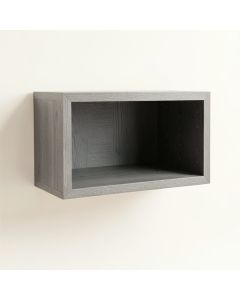 Wren Arc Wall-Mounted Shelf - Gray (synthetic illustration; no displayed measurements)