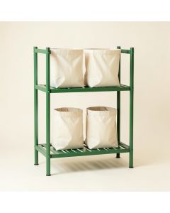 Lake Dale Laundry Sorting Station With Plain Removable Bags - Green (synthetic illustration; no displayed measurements)