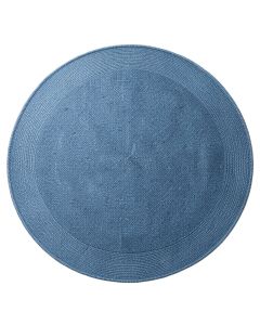 Alder Bluff Round Area Rug - Blue (synthetic illustration; no displayed measurements)