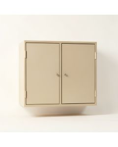 Lake Edge Wall-Mounted Entry Cabinet - Beige (synthetic illustration; no displayed measurements)