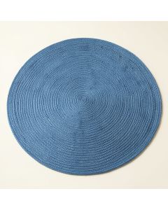 Cove Bridge Round Area Rug - Blue (synthetic illustration; no displayed measurements)