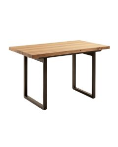 Carle Wood And Metal Dining Table (synthetic illustration; no displayed measurements)
