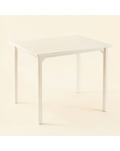Aspen Bend Patio Table - White (synthetic illustration; no displayed measurements)