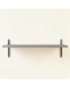 Oak Brook Wall-Mounted Shelf - Gray (synthetic illustration; no displayed measurements)