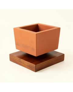 Briar Crest Empty Raised Planter - Terracotta (synthetic illustration; no displayed measurements)