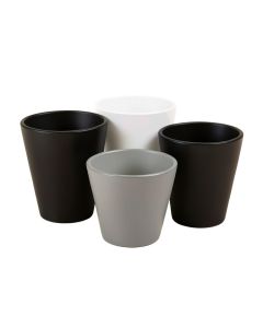 Karina Tapered 3-Piece Iron Pot Planter Set