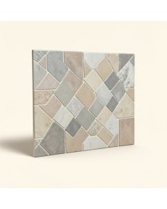 High Street Random Size Porcelain Mosaic Wall & Floor Tile (synthetic illustration; no displayed measurements)