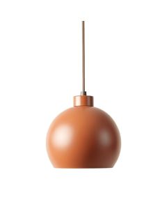 Meadow Brook Pendant Light Suspended From One Plain Cable - Terracotta (synthetic illustration; no displayed measurements)