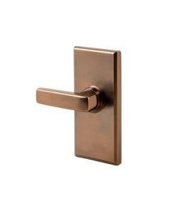 Residential Mid Century Modern Style Privacy Door Lever (synthetic illustration; no displayed measurements)