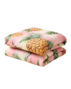 Mikel Pineapples Reversible Comforter Set (synthetic illustration; no displayed measurements)