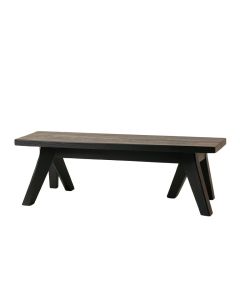 Hazel Bluff Indoor Bench - Black (synthetic illustration; no displayed measurements)