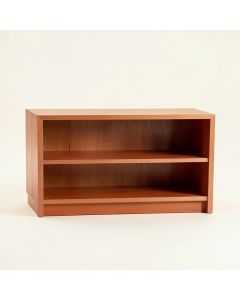 Summit Bend Low Bookcase - Terracotta (synthetic illustration; no displayed measurements)