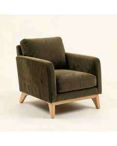 Westbourne 26.75 '' Wide Velvet Armchair (synthetic illustration; no displayed measurements)
