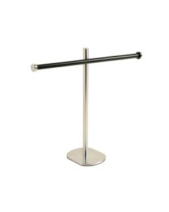 Stainless Steel Towel Rack Punch-Free Towel Single Rod Rack Bath Towel Holder