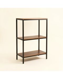 Marny 70.8 '' X 70.8 '' W Steel Etagere Bookcase (synthetic illustration; no displayed measurements)