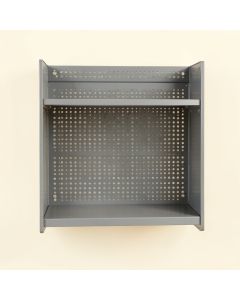 Fern Bridge Empty Wall-Mounted Tool Organizer Panel - Gray (synthetic illustration; no displayed measurements)