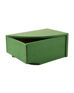 Ridge Bend Small-Parts Storage Drawer Cabinet - Green (synthetic illustration; no displayed measurements)