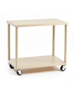 Ridge Dell Empty Rolling Workshop Cart - Beige (synthetic illustration; no displayed measurements)