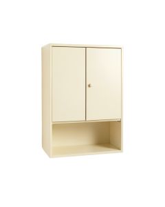Olive Canyon Wall-Mounted Laundry Cabinet - Ivory