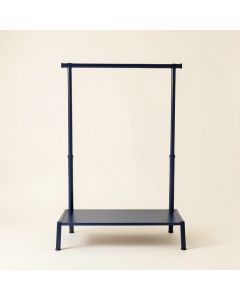 Aspen Bend Empty Garment Rack - Navy (synthetic illustration; no displayed measurements)