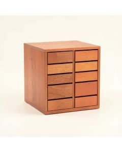 Fern Arc Small-Parts Storage Drawer Cabinet (synthetic illustration; no displayed measurements)