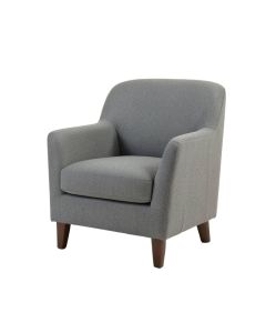 Salom Upholstered Parsons Chair In Gray (synthetic illustration; no displayed measurements)