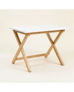 Linden Branch Patio Table - White (synthetic illustration; no displayed measurements)