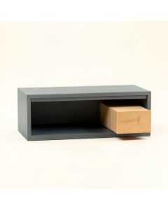 Hill Brook Shoe Storage Bench - Gray (synthetic illustration; no displayed measurements)
