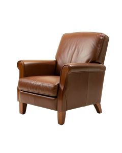 Calanthe 34 '' Wide Genuine Leather Club Chair (synthetic illustration; no displayed measurements)
