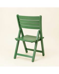Reed Bridge Folding Outdoor Chair - Green (synthetic illustration; no displayed measurements)