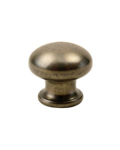 Edwardian 1 5/16 '' Diameter Mushroom Knob (synthetic illustration; no displayed measurements)