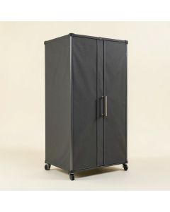 Isaacs 59 '' W Clothes Closet Portable Wardrobe (synthetic illustration; no displayed measurements)