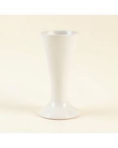 Linden Crest Empty Candle Holder - White (synthetic illustration; no displayed measurements)