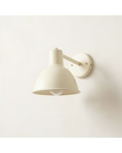 Spruce Crossing Wall Sconce Mounted On A Plain Wall - Ivory (synthetic illustration; no displayed measurements)