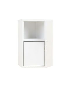 Ash Branch Wall-Mounted Entry Cabinet - White