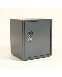 Real Work Slim Safe With Biometric Lock (synthetic illustration; no displayed measurements)
