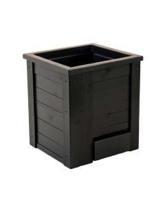 Ridge Bend Closed Garden Compost Bin - Black