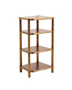 Bamboo Plant Flower Stand Rack 2 Tier Corner Tall Flower Bench Holder Indoor (synthetic illustration; no displayed measurements)