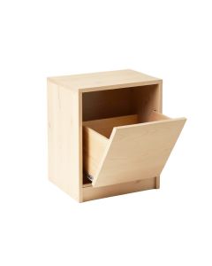 Spruce Crossing Freestanding Pull-Out Hamper Cabinet - Beige
